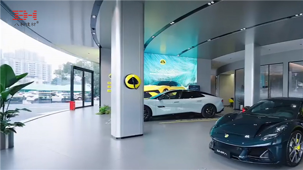 BIM在路特斯汽車店鋁單板裝修中的應用